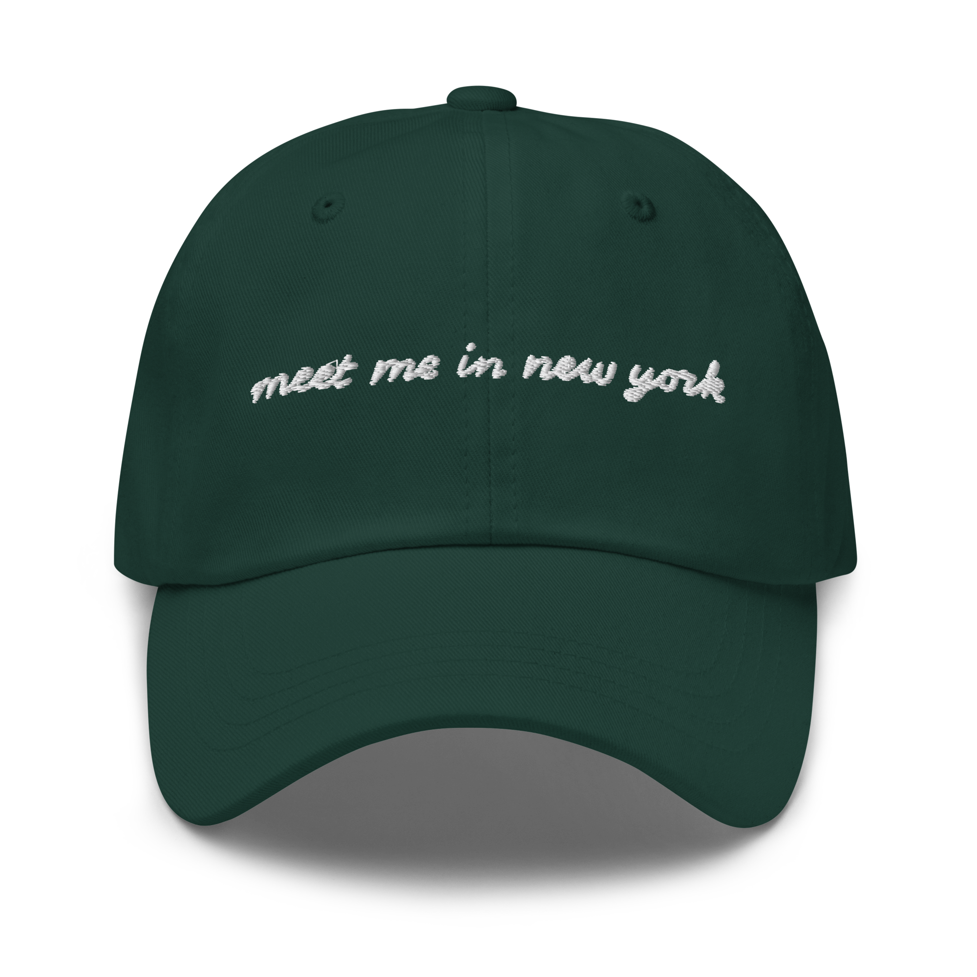 ‘Meet Me in New York’ Embroidered Baseball Hat