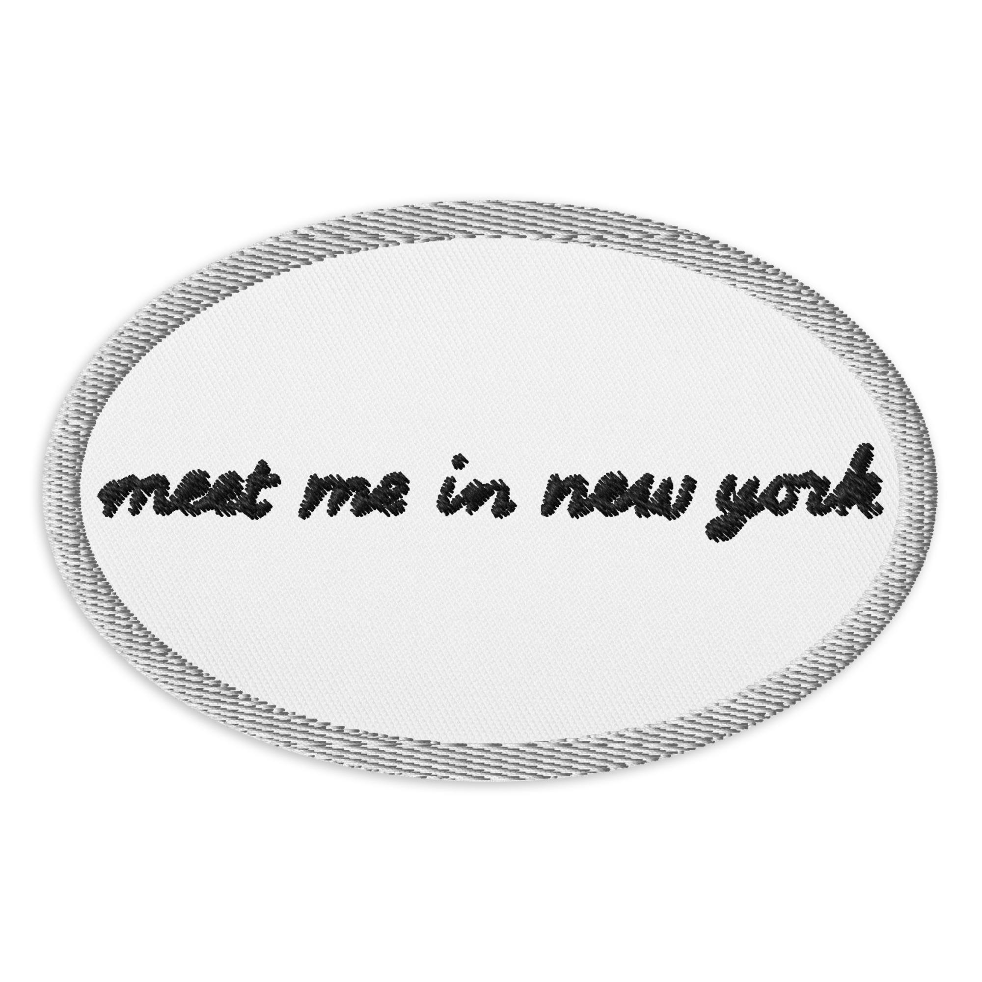‘Meet Me in New York’ Embroidered Patch